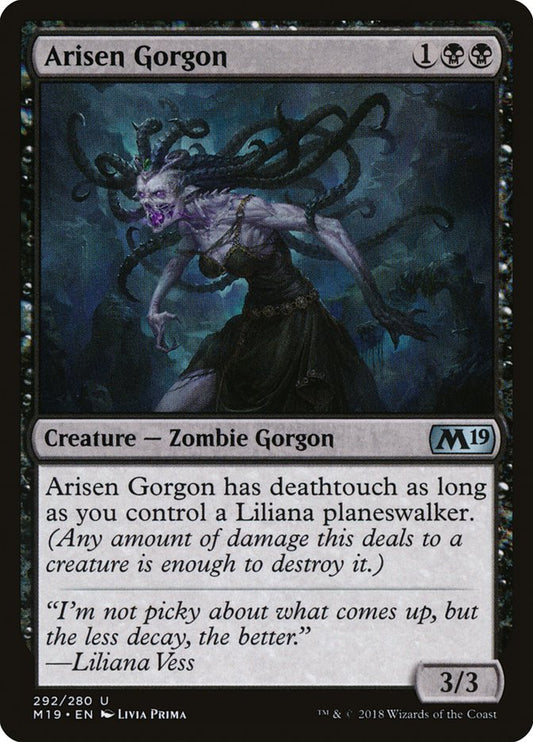 Arisen Gorgon (Planeswalker Deck): Core Set 2019