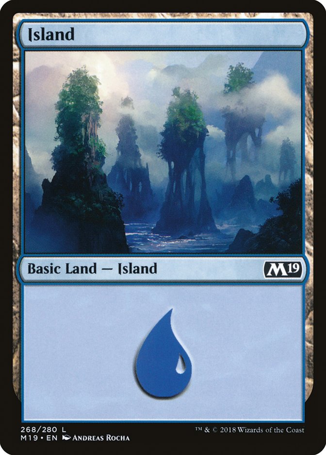 Island (#268): Core Set 2019