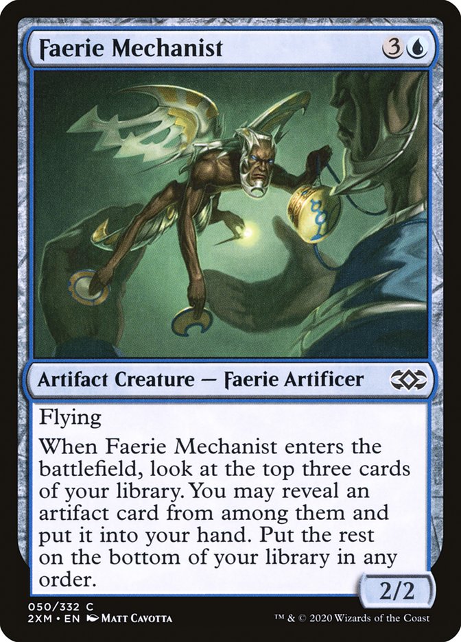 Faerie Mechanist - (Foil): Double Masters