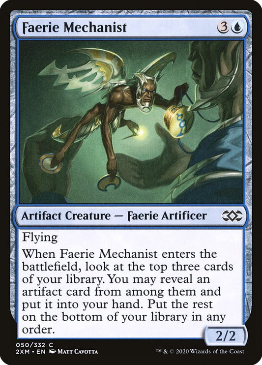 Faerie Mechanist - (Foil): Double Masters