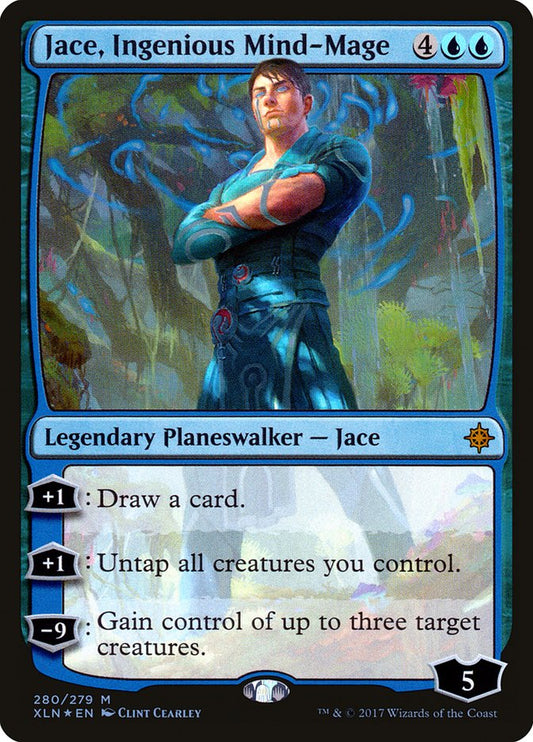 Jace, Ingenious Mind-Mage (Planeswalker Deck) - (Foil): Ixalan