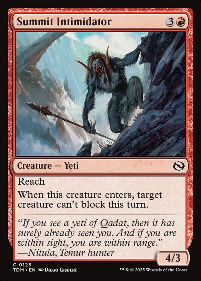 Summit Intimidator - (Foil): Tarkir: Dragonstorm