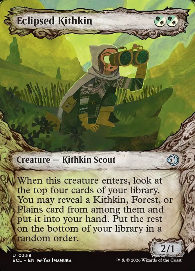 Eclipsed Kithkin - (Foil): Lorwyn Eclipsed