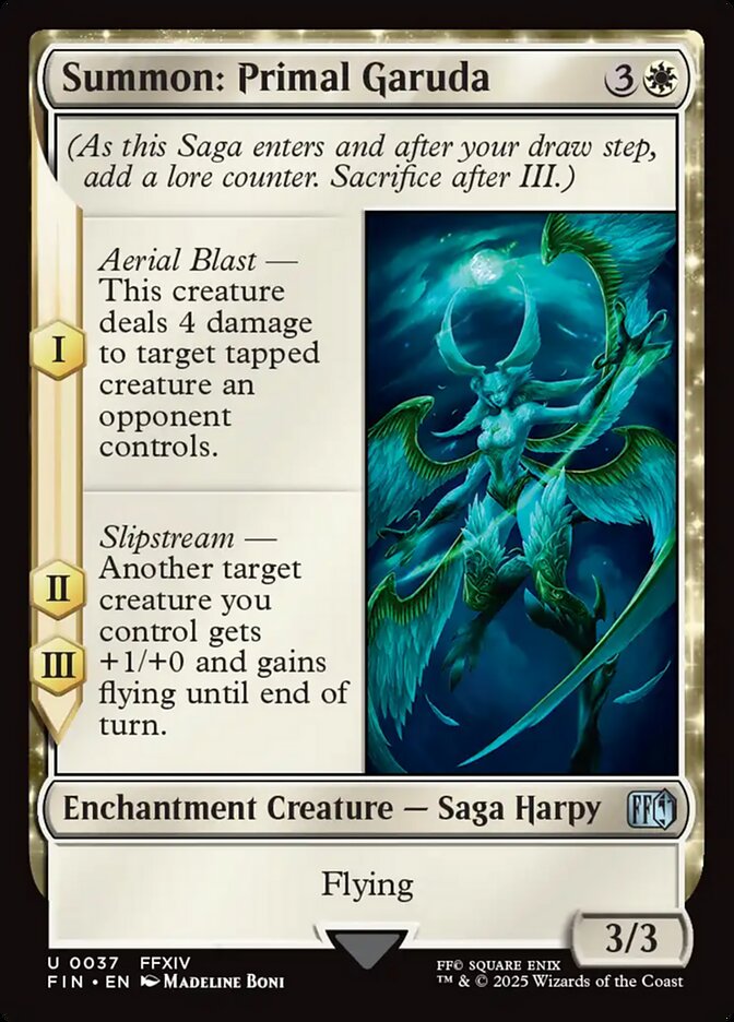 Summon: Primal Garuda: Final Fantasy