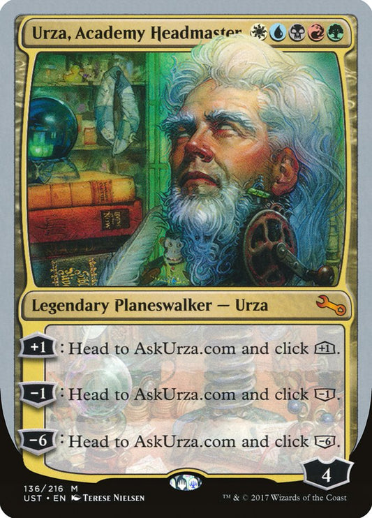 Urza, Academy Headmaster - (Foil): Unstable