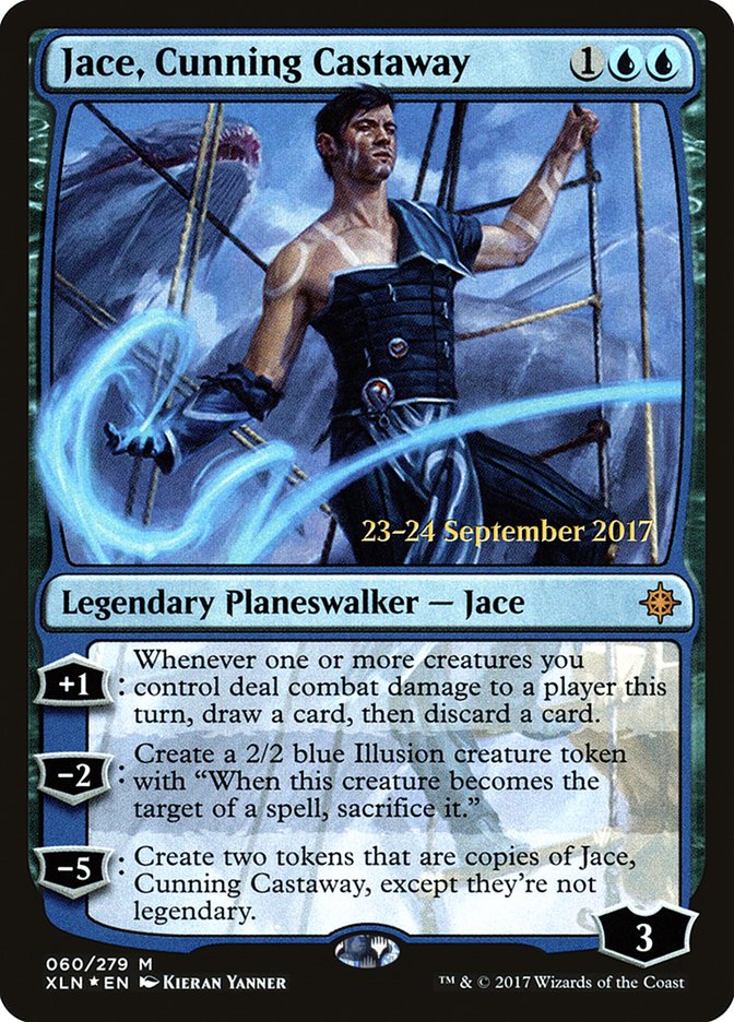 Jace, Cunning Castaway - (Foil): Ixalan Promos