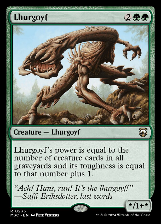 Lhurgoyf: Modern Horizons 3 Commander