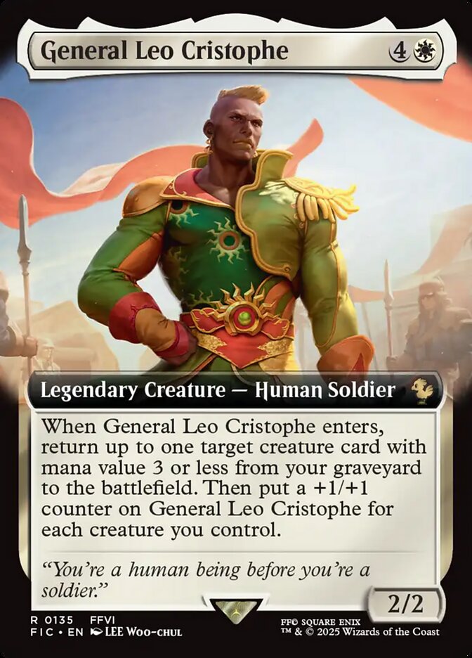General Leo Cristophe (Extended Art): Final Fantasy Commander