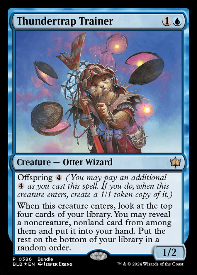 Thundertrap Trainer - (Foil): Bloomburrow