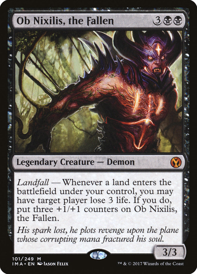 Ob Nixilis, the Fallen - (Foil): Iconic Masters