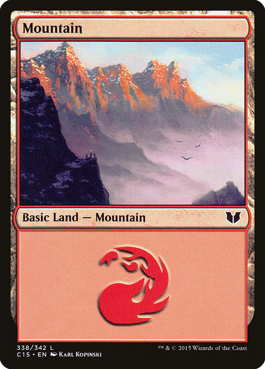 Mountain (#338): Commander 2015