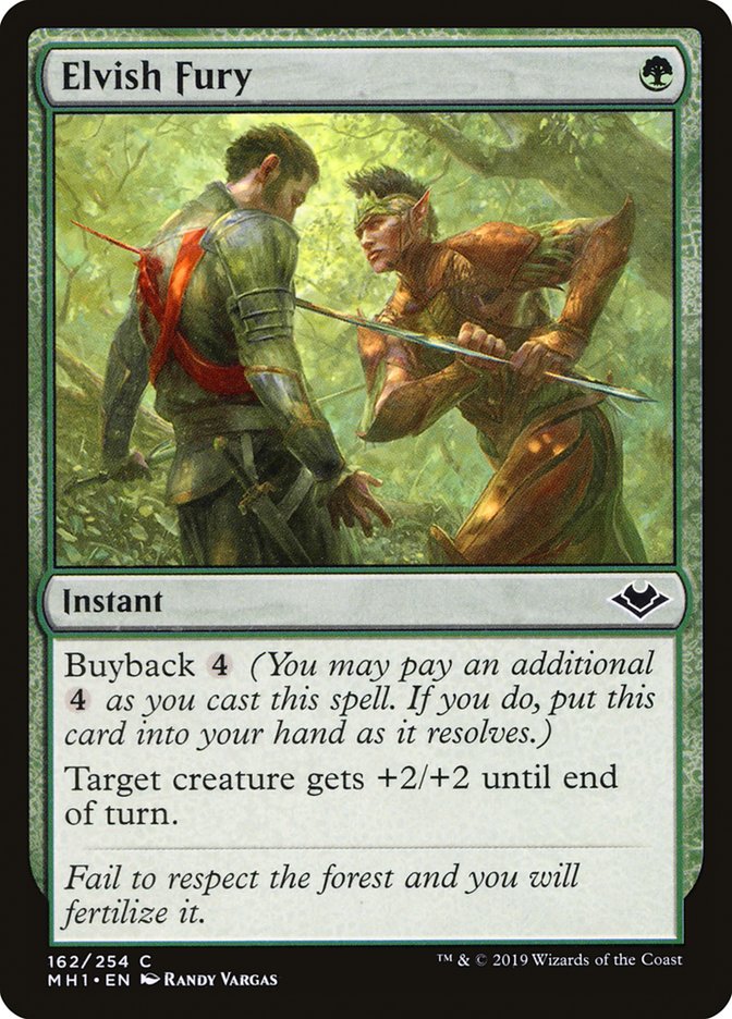 Elvish Fury: Modern Horizons