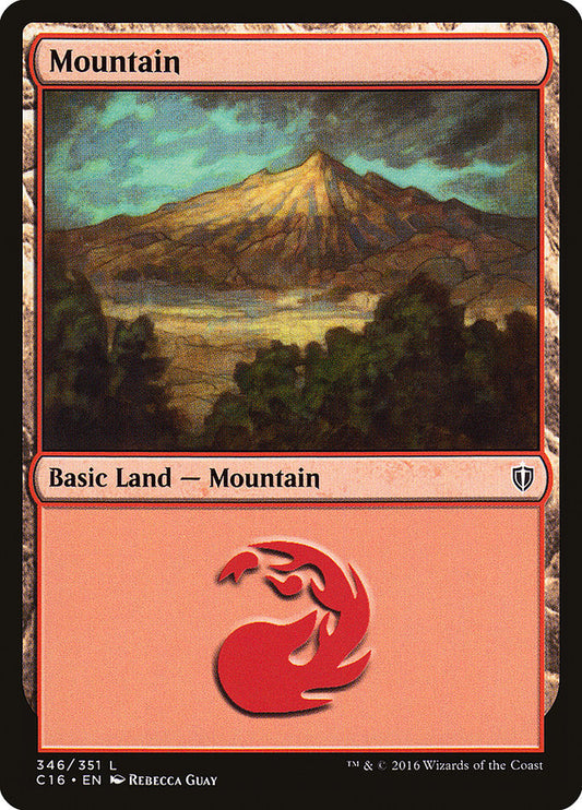 Mountain (#346): Commander 2016