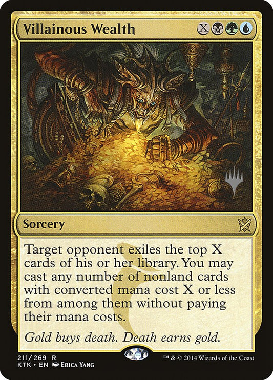 Villainous Wealth (Promo Pack) (Khans of Tarkir): Khans of Tarkir Promos