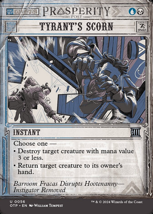 Tyrant's Scorn - (Foil): Breaking News