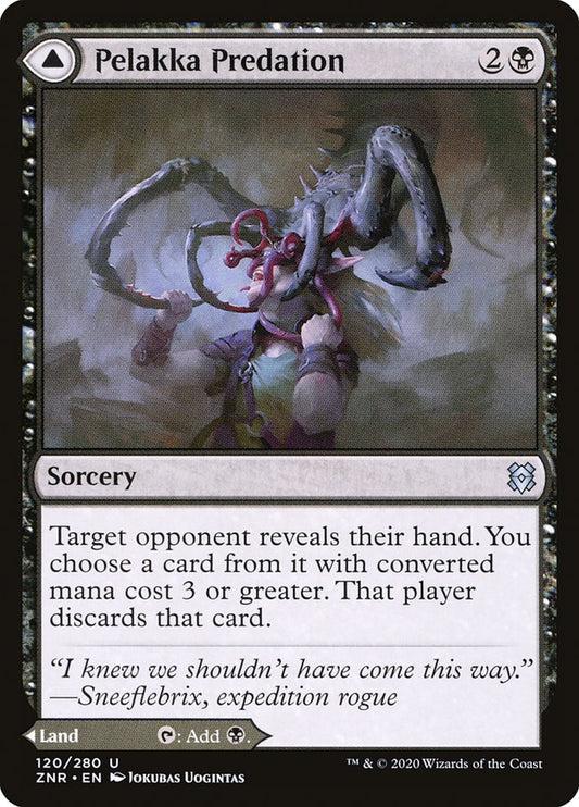 Pelakka Predation // Pelakka Caverns: Zendikar Rising