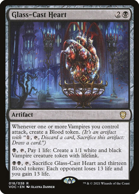 Glass-Cast Heart: Crimson Vow Commander