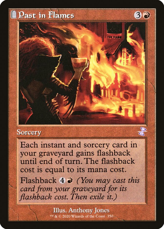 Past in Flames (Retro Frame) - (Foil): Time Spiral Remastered