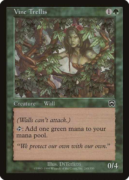 Vine Trellis - (Foil): Mercadian Masques