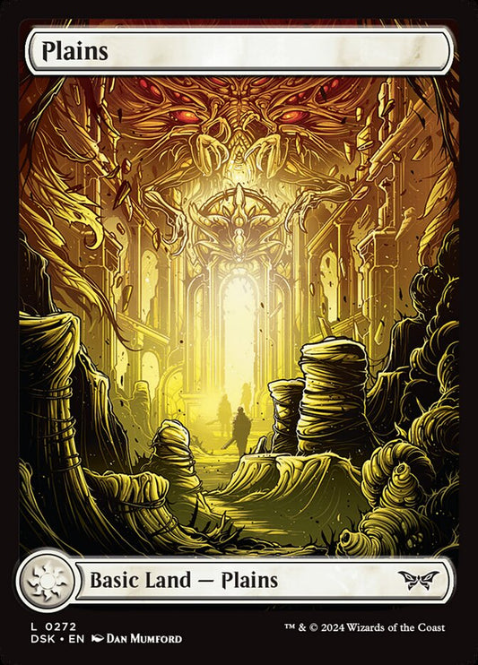 Plains (#272) (Full Art) - (Foil): Duskmourn: House of Horror