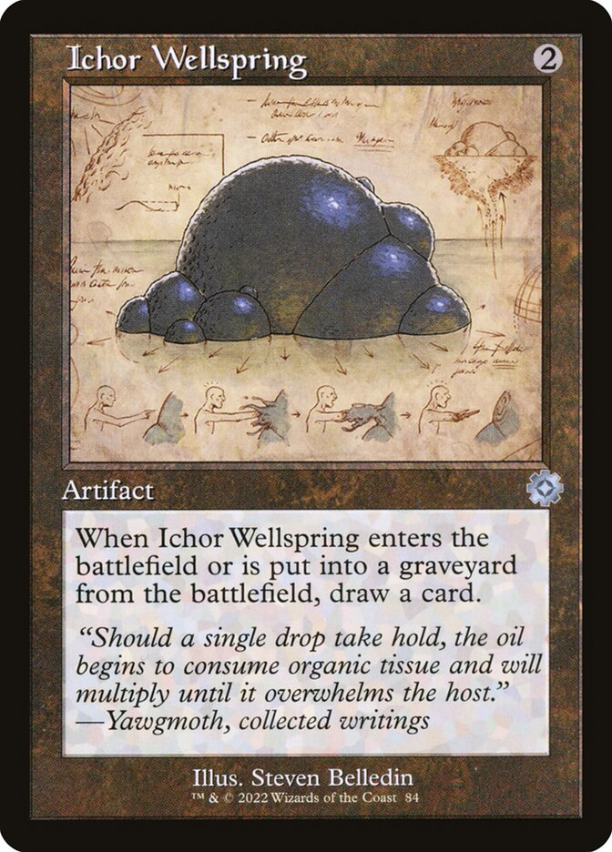 Ichor Wellspring (#084) (Retro Frame) - (Foil): The Brothers' War Retro Artifacts