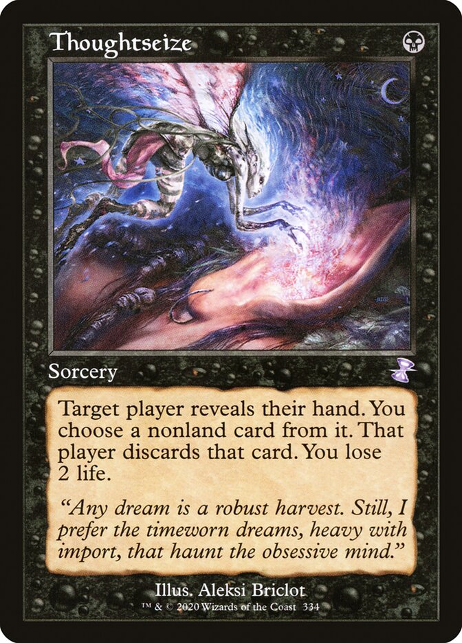 Thoughtseize (Retro Frame): Time Spiral Remastered