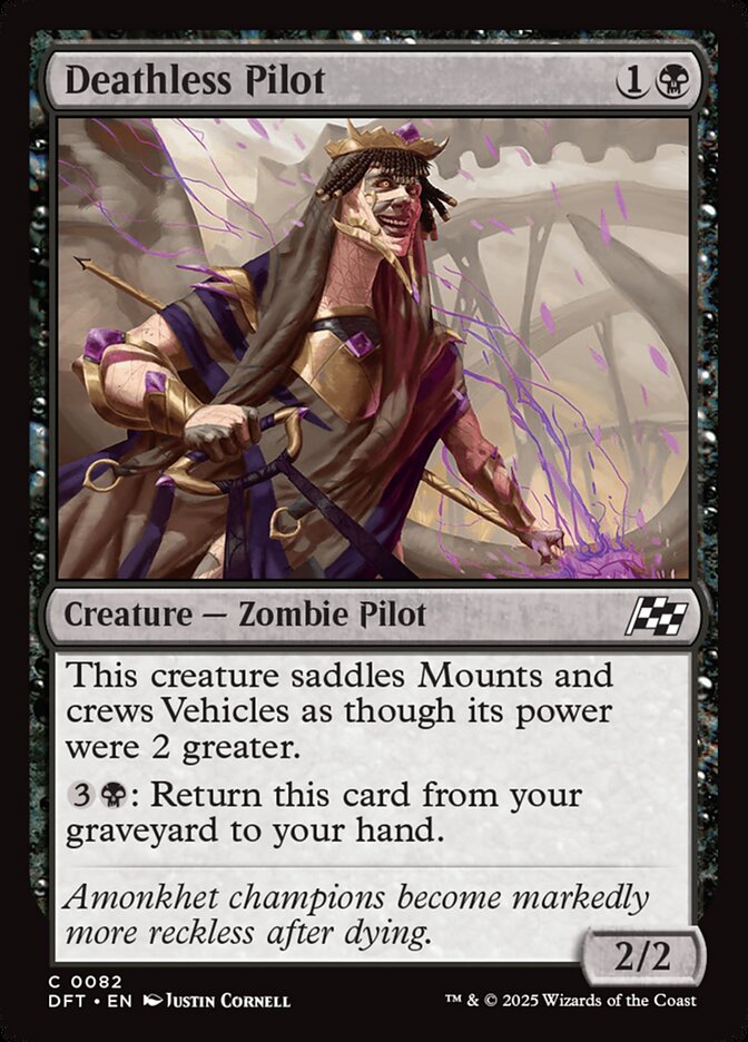 Deathless Pilot - (Foil): Aetherdrift