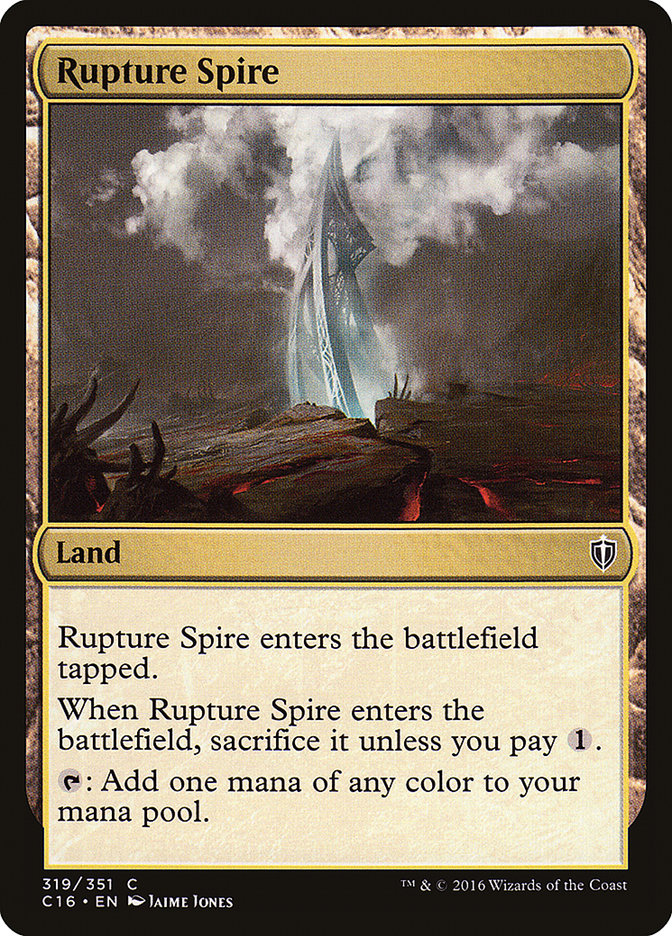 Rupture Spire: Commander 2016