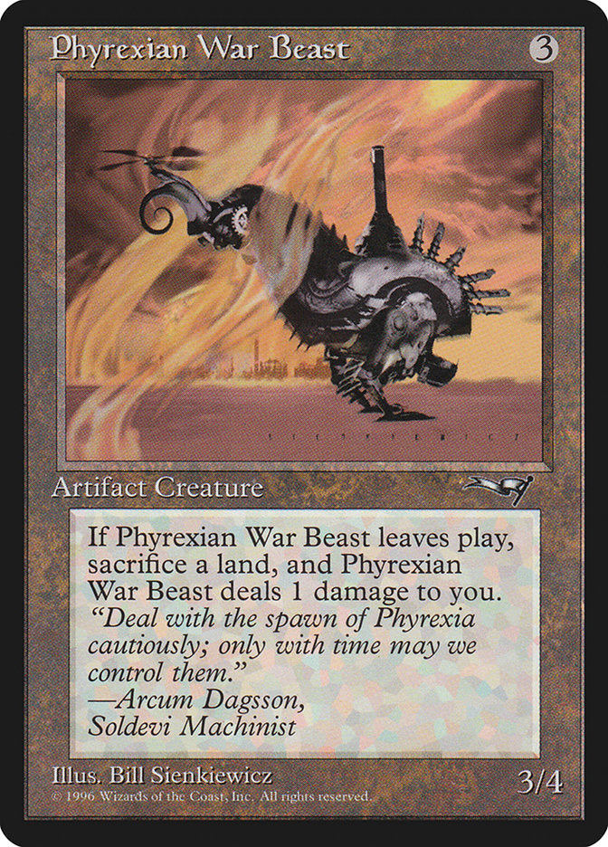 Phyrexian War Beast (Propeller Left): Alliances