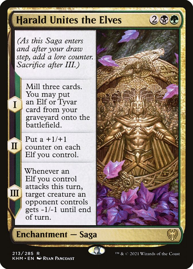 Harald Unites the Elves - (Foil): Kaldheim
