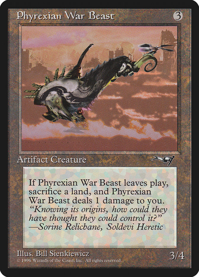 Phyrexian War Beast (Propeller Right): Alliances