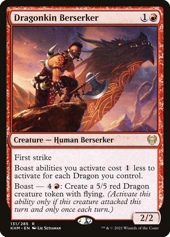Dragonkin Berserker - (Foil): Kaldheim