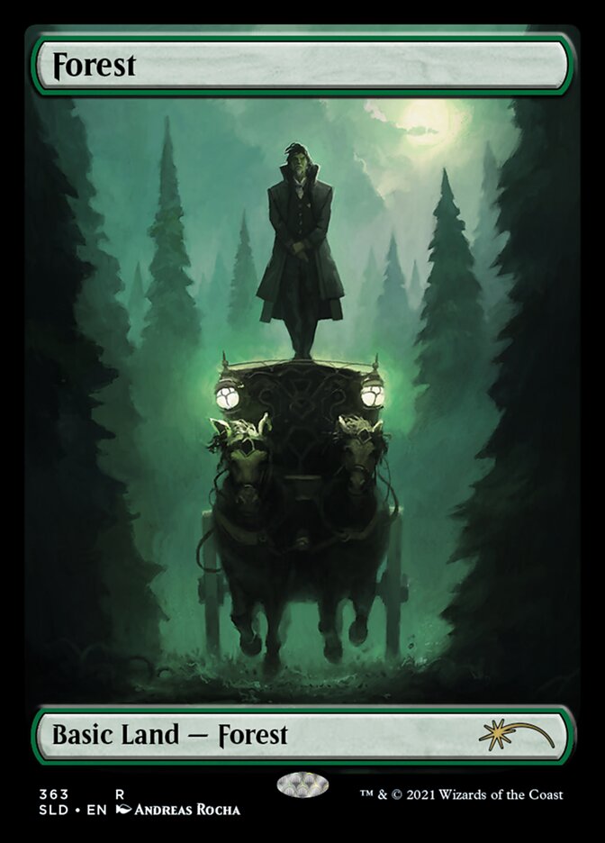 Forest (Dracula Series) (Secret Lair) (#363) (Full Art) - (Foil): Secret Lair Drop
