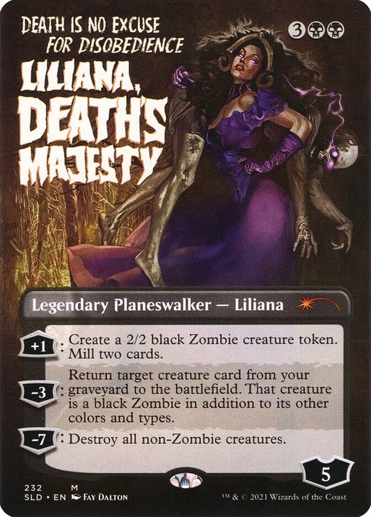 Liliana, Death's Majesty (Secret Lair) (Borderless) - (Foil): Secret Lair Drop
