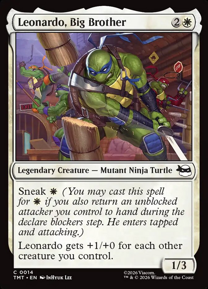 Leonardo, Big Brother: Teenage Mutant Ninja Turtles