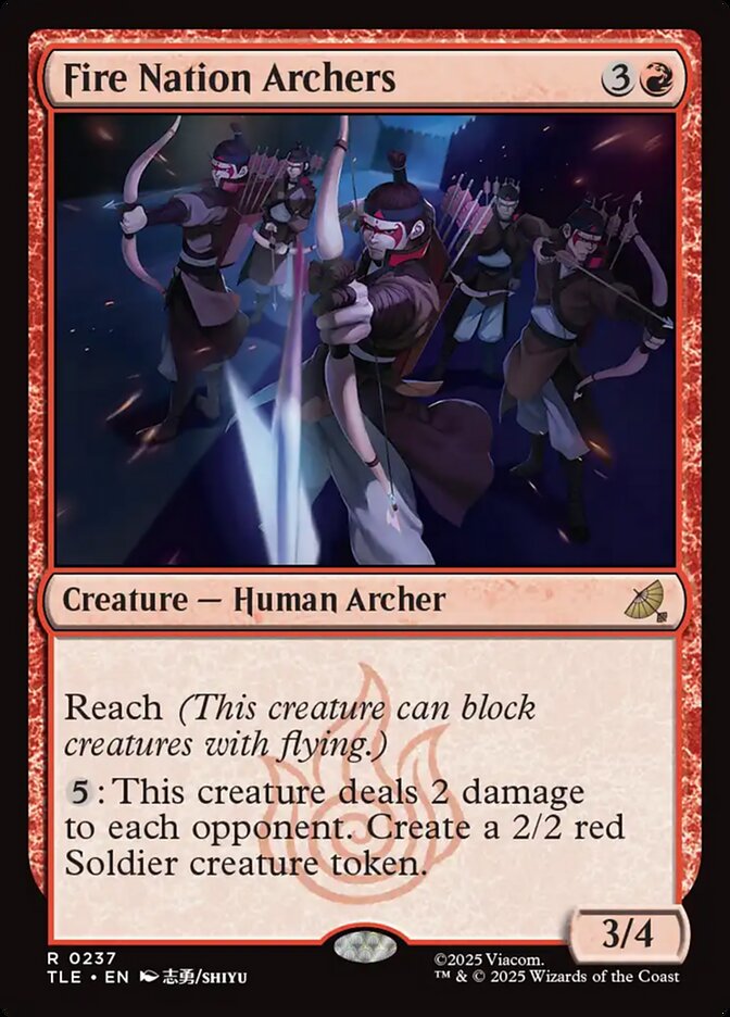 Fire Nation Archers: Avatar: The Last Airbender Eternal