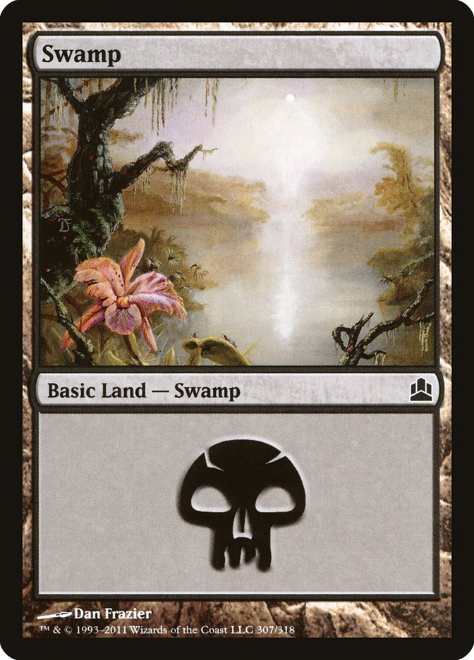 Swamp (#307): Commander 2011