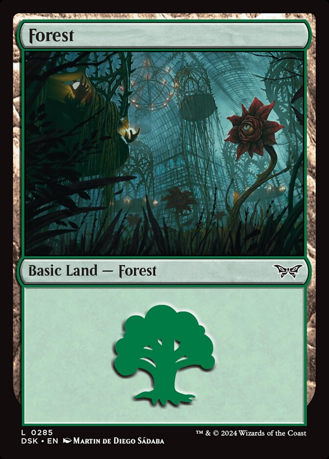 Forest (#285) - (Foil): Duskmourn: House of Horror