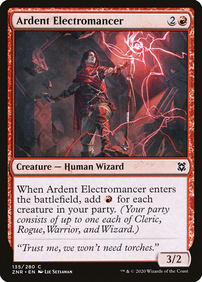 Ardent Electromancer: Zendikar Rising
