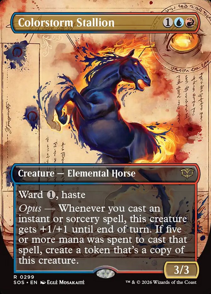 Colorstorm Stallion - (Foil): Secrets of Strixhaven