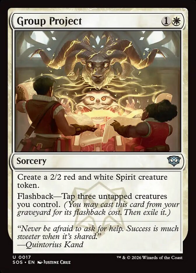 Group Project - (Foil): Secrets of Strixhaven