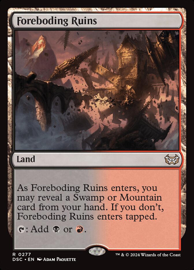 Foreboding Ruins: Duskmourn: House of Horror Commander