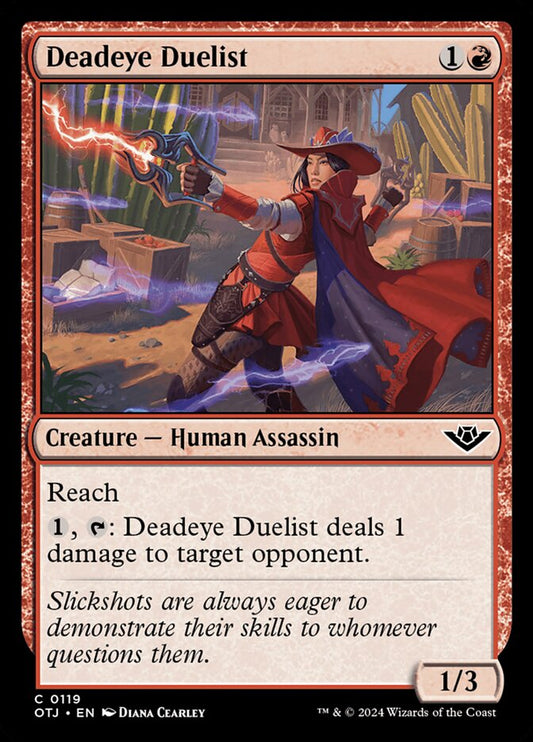 Deadeye Duelist - (Foil): Outlaws of Thunder Junction