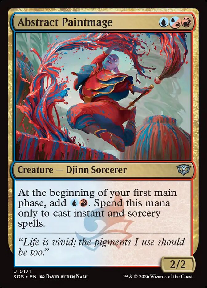 Abstract Paintmage - (Foil): Secrets of Strixhaven