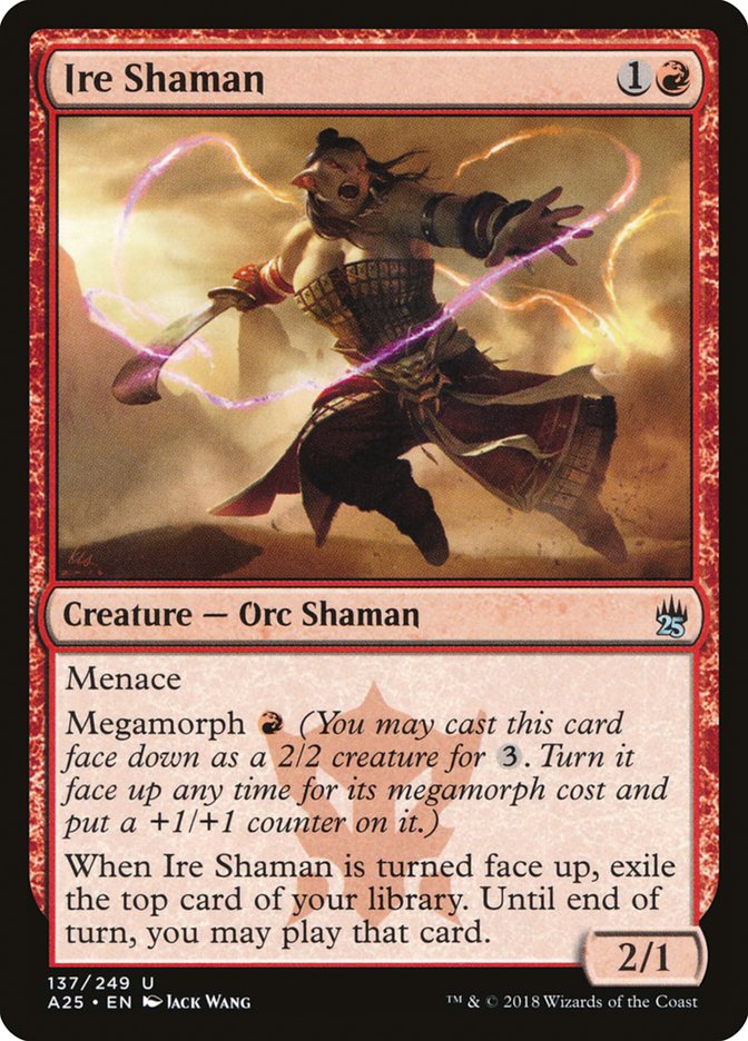 Ire Shaman - (Foil): Masters 25