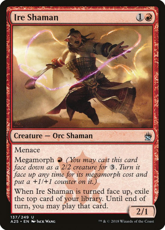 Ire Shaman - (Foil): Masters 25