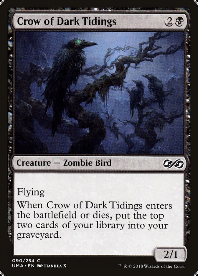 Crow of Dark Tidings - (Foil): Ultimate Masters
