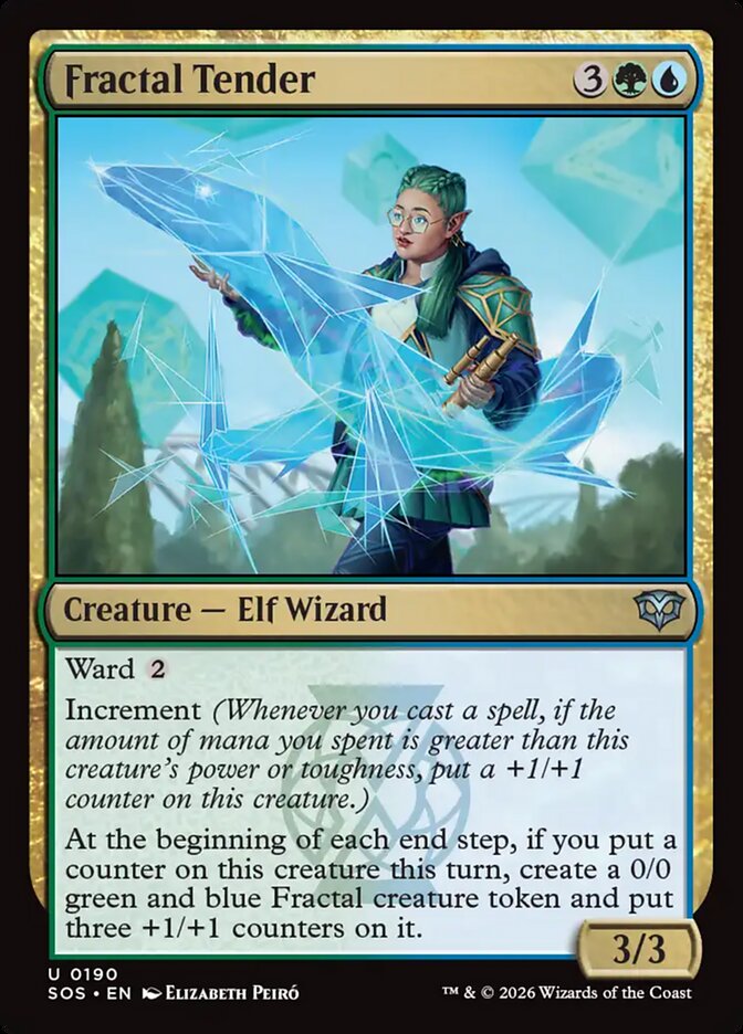 Fractal Tender - (Foil): Secrets of Strixhaven