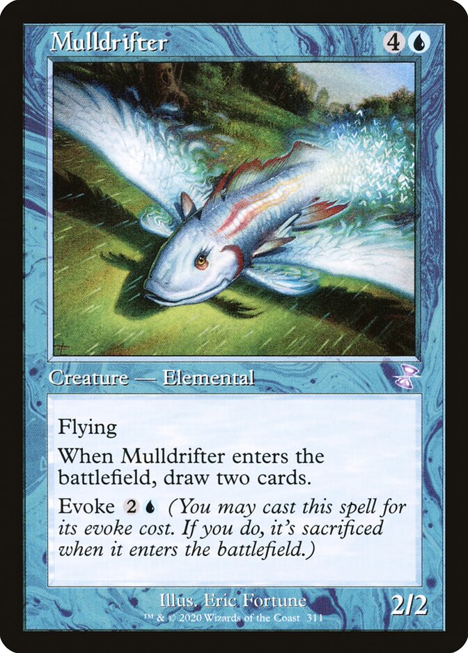 Mulldrifter (Retro Frame) - (Foil): Time Spiral Remastered