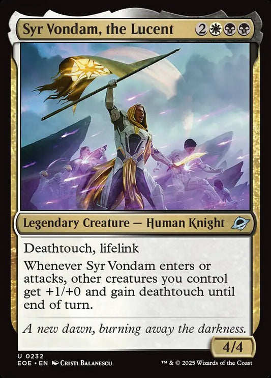 Syr Vondam, the Lucent: Edge of Eternities